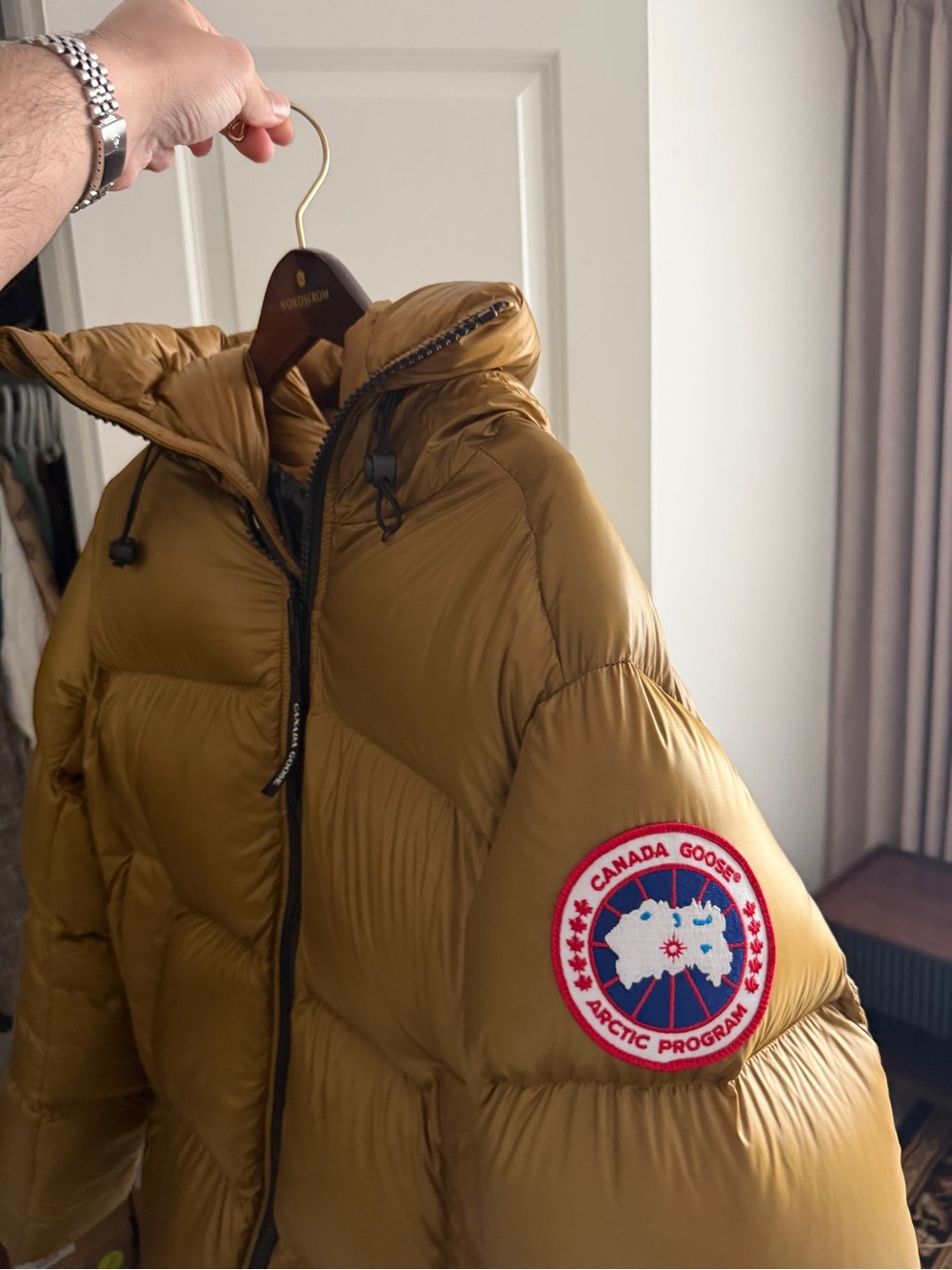 Canada Goose Crofton Puffer in Klondike Gold - Medium